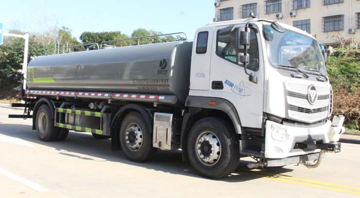 福田歐曼22方三軸灑水車|CLT5252GPSBJ6A型綠化噴灑車